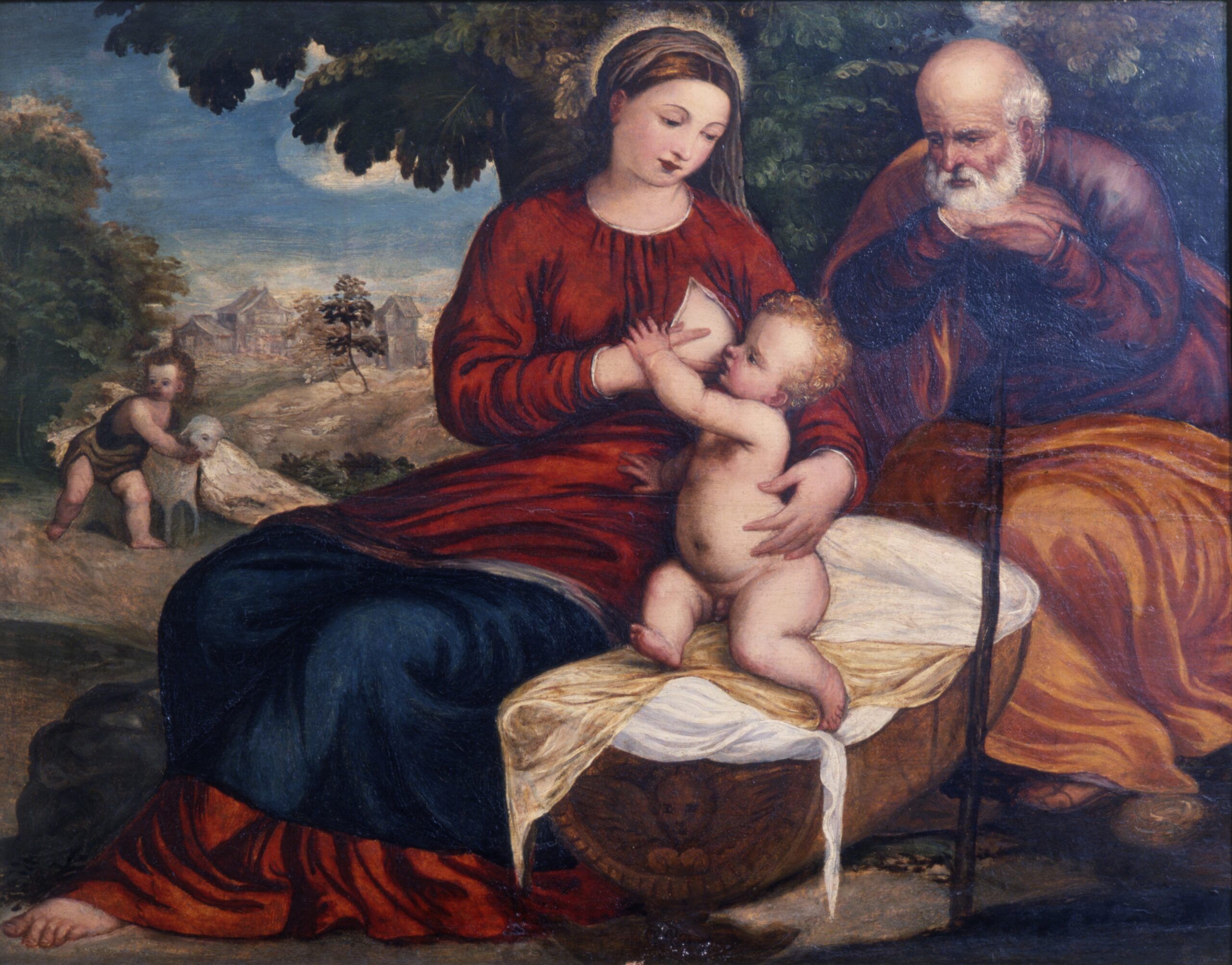 Sacra famiglia con San Giovannino